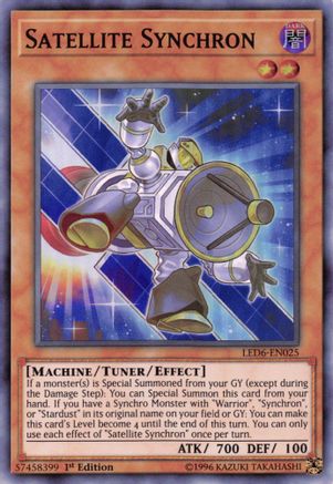 Satellite Synchron (LED6-EN025) - Legendary Duelists: Magical Hero 1st Edition - Premium Yugioh Single from Konami - Just $0.11! Shop now at Game Crave Tournament Store