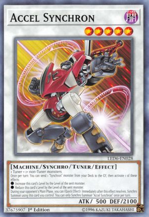 Accel Synchron (LED6-EN028) - Legendary Duelists: Magical Hero 1st Edition - Premium Yugioh Single from Konami - Just $0.25! Shop now at Game Crave Tournament Store