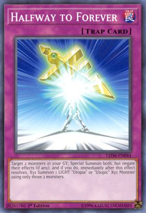 Halfway to Forever (LED6-EN044) - Legendary Duelists: Magical Hero Unlimited - Premium Yugioh Single from Konami - Just $0.25! Shop now at Game Crave Tournament Store