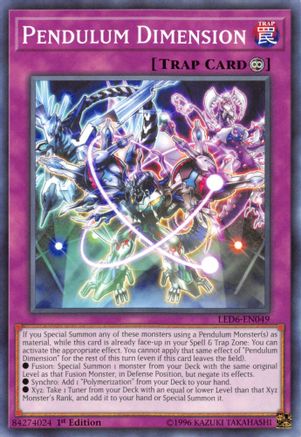 Pendulum Dimension (LED6-EN049) - Legendary Duelists: Magical Hero 1st Edition - Premium Yugioh Single from Konami - Just $0.25! Shop now at Game Crave Tournament Store