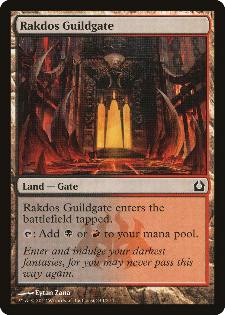 Rakdos Guildgate (RTR-244) - Return to Ravnica - Premium MTG Single from Wizards of the Coast - Just $0.08! Shop now at Game Crave Tournament Store