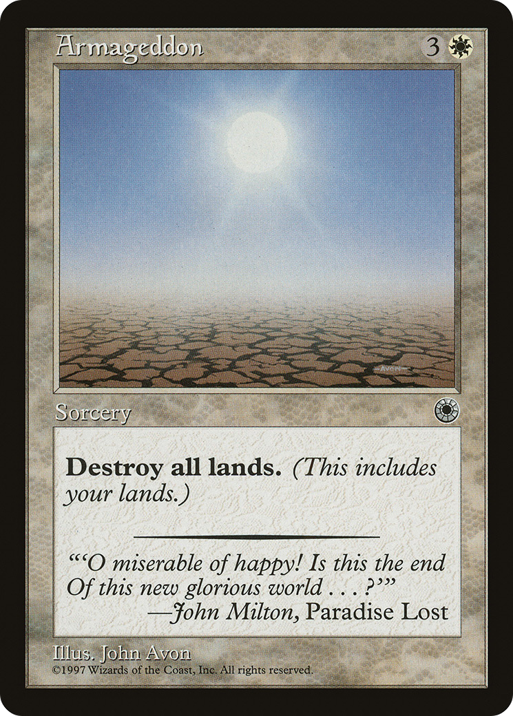 Armageddon (POR-005) - Portal - Premium MTG Single from Wizards of the Coast - Just $5.08! Shop now at Game Crave Tournament Store