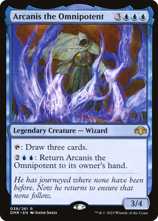 Arcanis the Omnipotent (DMR-039) - Dominaria Remastered - Premium MTG Single from Wizards of the Coast - Just $0.10! Shop now at Game Crave Tournament Store