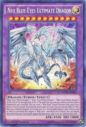 Neo Blue-Eyes Ultimate Dragon (MVP1-ENS01) - The Dark Side of Dimensions Movie Pack: Secret Edition 1st Edition - Premium Yugioh Single from Konami - Just $10.67! Shop now at Game Crave Tournament Store