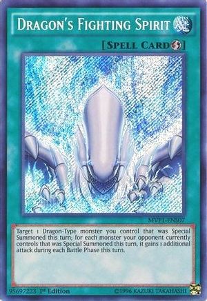 Dragon's Fighting Spirit (MVP1-ENS07) - The Dark Side of Dimensions Movie Pack: Secret Edition 1st Edition - Premium Yugioh Single from Konami - Just $0.26! Shop now at Game Crave Tournament Store