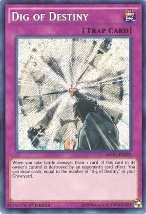 Dig of Destiny (MVP1-ENS22) - The Dark Side of Dimensions Movie Pack: Secret Edition 1st Edition - Premium Yugioh Single from Konami - Just $0.25! Shop now at Game Crave Tournament Store