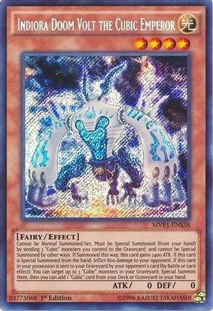Indiora Doom Volt the Cubic Emperor (MVP1-ENS38) - The Dark Side of Dimensions Movie Pack: Secret Edition 1st Edition - Premium Yugioh Single from Konami - Just $0.26! Shop now at Game Crave Tournament Store