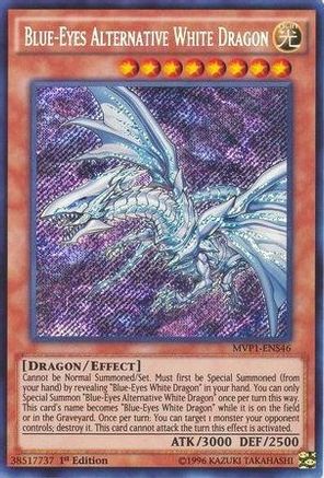 Blue-Eyes Alternative White Dragon (MVP1-ENS46) - The Dark Side of Dimensions Movie Pack: Secret Edition 1st Edition - Premium Yugioh Single from Konami - Just $3.46! Shop now at Game Crave Tournament Store