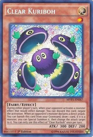 Clear Kuriboh (MVP1-ENS47) - The Dark Side of Dimensions Movie Pack: Secret Edition 1st Edition - Premium Yugioh Single from Konami - Just $0.09! Shop now at Game Crave Tournament Store