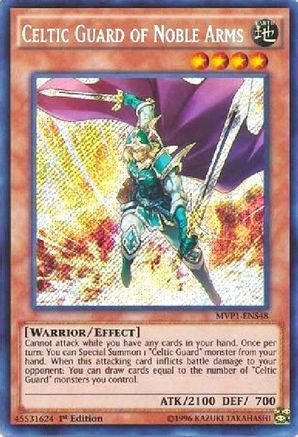 Celtic Guard of Noble Arms (MVP1-ENS48) - The Dark Side of Dimensions Movie Pack: Secret Edition 1st Edition - Premium Yugioh Single from Konami - Just $0.32! Shop now at Game Crave Tournament Store
