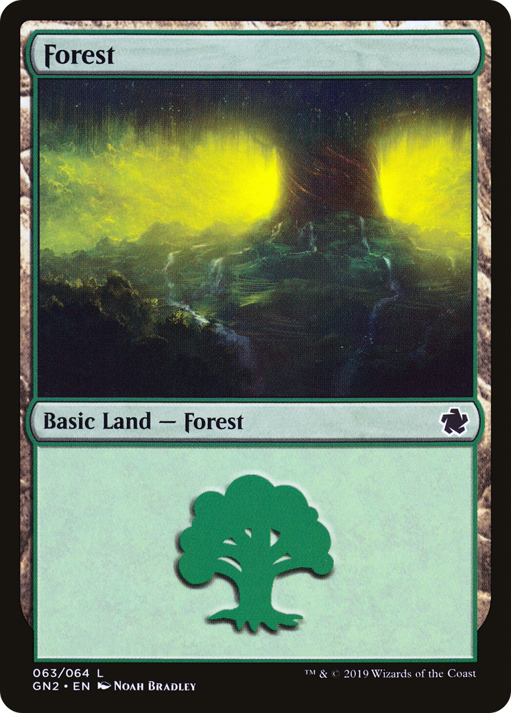Forest (GN2-063) - Game Night 2019 - Premium MTG Single from Wizards of the Coast - Just $0.27! Shop now at Game Crave Tournament Store