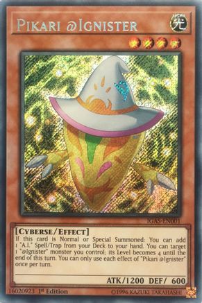 Pikari @Ignister (IGAS-EN001) - Ignition Assault 1st Edition - Premium Yugioh Single from Konami - Just $2.87! Shop now at Game Crave Tournament Store