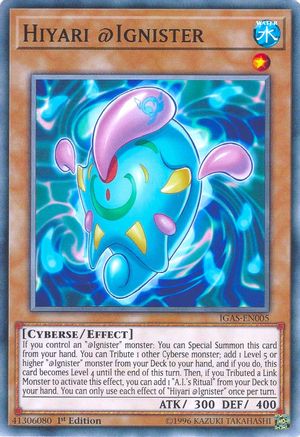 Hiyari @Ignister (IGAS-EN005) - Ignition Assault Unlimited - Premium Yugioh Single from Konami - Just $0.26! Shop now at Game Crave Tournament Store