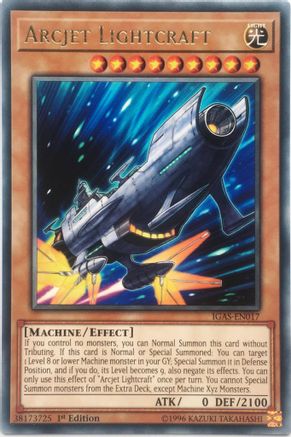 Arcjet Lightcraft (IGAS-EN017) - Ignition Assault 1st Edition - Premium Yugioh Single from Konami - Just $0.25! Shop now at Game Crave Tournament Store