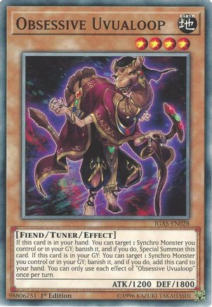 Obsessive Uvualoop (IGAS-EN028) - Ignition Assault 1st Edition - Premium Yugioh Single from Konami - Just $0.25! Shop now at Game Crave Tournament Store