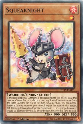 Squeaknight (IGAS-EN031) - Ignition Assault 1st Edition - Premium Yugioh Single from Konami - Just $0.25! Shop now at Game Crave Tournament Store