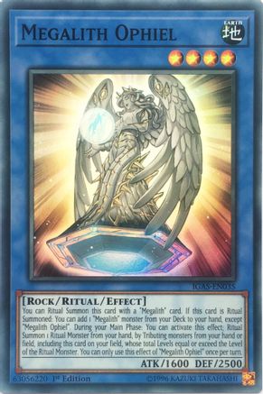 Megalith Ophiel (IGAS-EN035) - Ignition Assault Unlimited - Premium Yugioh Single from Konami - Just $0.08! Shop now at Game Crave Tournament Store
