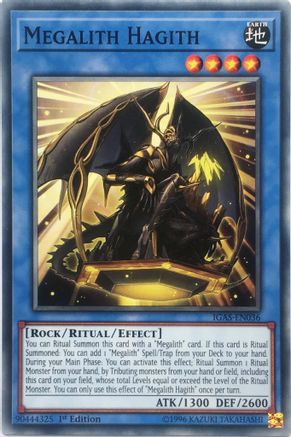 Megalith Hagith (IGAS-EN036) - Ignition Assault Unlimited - Premium Yugioh Single from Konami - Just $0.25! Shop now at Game Crave Tournament Store