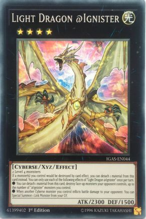 Light Dragon @Ignister (IGAS-EN044) - Ignition Assault Unlimited - Premium Yugioh Single from Konami - Just $0.30! Shop now at Game Crave Tournament Store