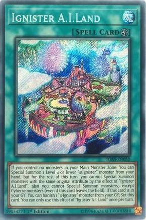 Ignister A.I.Land (IGAS-EN050) - Ignition Assault Unlimited - Premium Yugioh Single from Konami - Just $2.70! Shop now at Game Crave Tournament Store