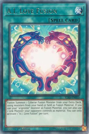 A.I. Love Fusion (IGAS-EN053) - Ignition Assault 1st Edition - Premium Yugioh Single from Konami - Just $0.08! Shop now at Game Crave Tournament Store