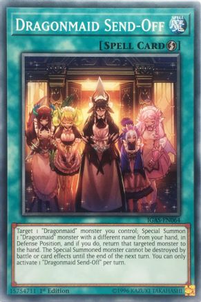 Dragonmaid Send-Off (IGAS-EN064) - Ignition Assault Unlimited - Premium Yugioh Single from Konami - Just $0.23! Shop now at Game Crave Tournament Store