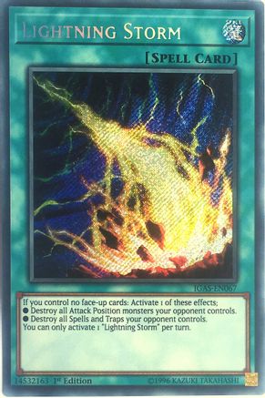 Lightning Storm (IGAS-EN067) - Ignition Assault Unlimited - Premium Yugioh Single from Konami - Just $4.83! Shop now at Game Crave Tournament Store