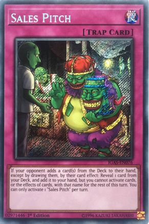 Sales Pitch (IGAS-EN076) - Ignition Assault 1st Edition - Premium Yugioh Single from Konami - Just $0.45! Shop now at Game Crave Tournament Store