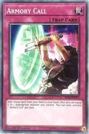 Armory Call (IGAS-EN077) - Ignition Assault 1st Edition - Premium Yugioh Single from Konami - Just $0.25! Shop now at Game Crave Tournament Store