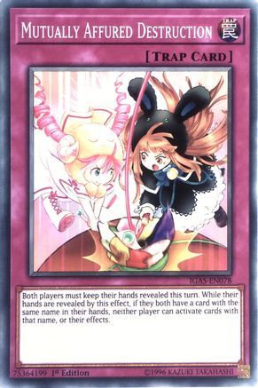 Mutually Affured Destruction (IGAS-EN078) - Ignition Assault Unlimited - Premium Yugioh Single from Konami - Just $0.25! Shop now at Game Crave Tournament Store