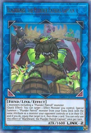 Blackbeard, the Plunder Patroll Captain (IGAS-EN089) - Ignition Assault Unlimited - Premium Yugioh Single from Konami - Just $0.26! Shop now at Game Crave Tournament Store
