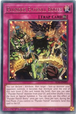 Plunder Patroll Booty (IGAS-EN091) - Ignition Assault 1st Edition - Premium Yugioh Single from Konami - Just $0.80! Shop now at Game Crave Tournament Store