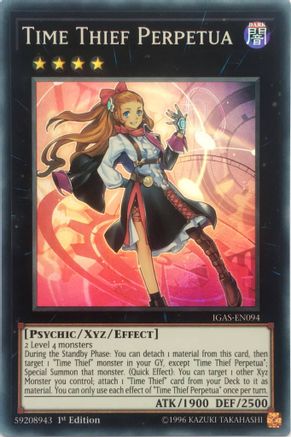 Time Thief Perpetua (IGAS-EN094) - Ignition Assault Unlimited - Premium Yugioh Single from Konami - Just $0.23! Shop now at Game Crave Tournament Store