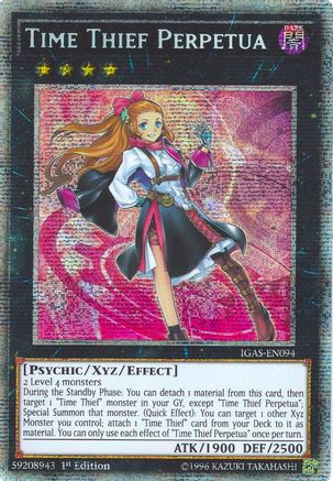 Time Thief Perpetua (Starlight Rare) (IGAS-EN094) - Ignition Assault 1st Edition - Premium Yugioh Single from Konami - Just $16.10! Shop now at Game Crave Tournament Store