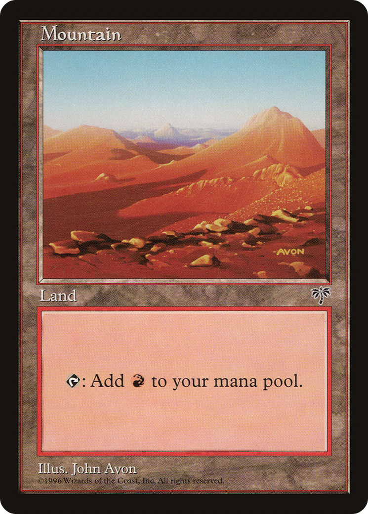 Mountain (MIR-344) - Mirage - Premium MTG Single from Wizards of the Coast - Just $0.13! Shop now at Game Crave Tournament Store