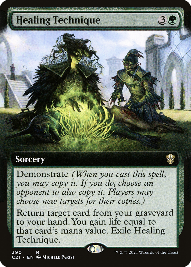 Healing Technique (C21-390) - Commander 2021: (Extended Art) - Premium MTG Single from Wizards of the Coast - Just $0.08! Shop now at Game Crave Tournament Store