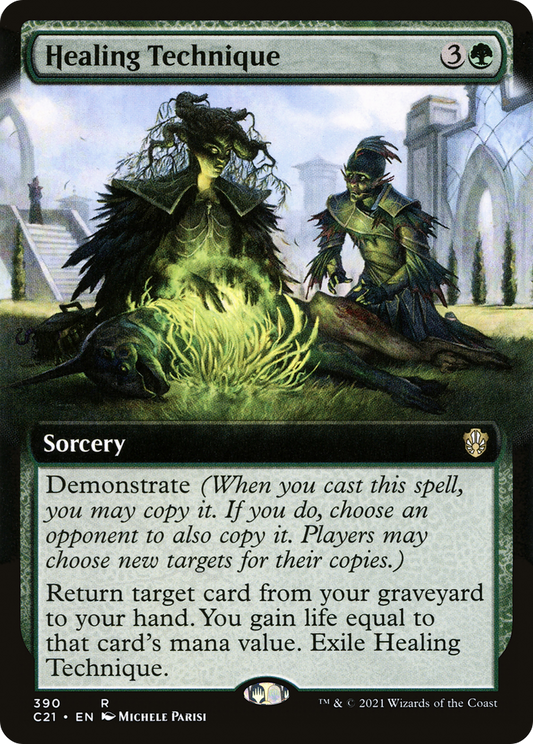 Healing Technique (C21-390) - Commander 2021: (Extended Art) - Premium MTG Single from Wizards of the Coast - Just $0.08! Shop now at Game Crave Tournament Store