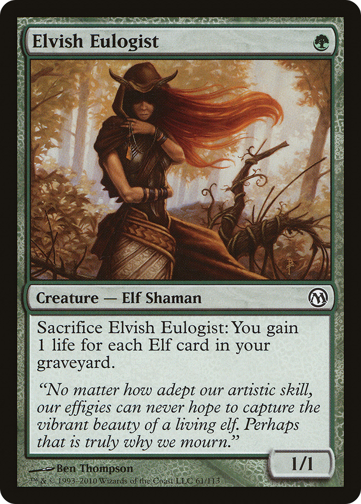 Elvish Eulogist (DPA-061) - Duels of the Planeswalkers - Premium MTG Single from Wizards of the Coast - Just $0.08! Shop now at Game Crave Tournament Store