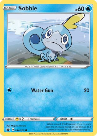 Sobble 54/202 - Sword & Shield - Premium Pokemon Single from Nintendo - Just $0.24! Shop now at Game Crave Tournament Store