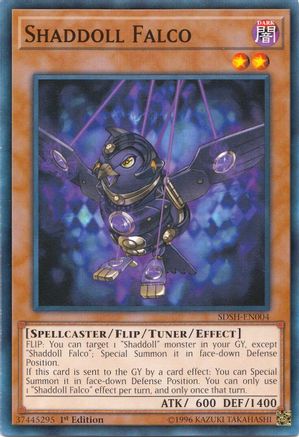 Shaddoll Falco (SDSH-EN004) - Structure Deck: Shaddoll Showdown 1st Edition - Premium Yugioh Single from Konami - Just $0.25! Shop now at Game Crave Tournament Store