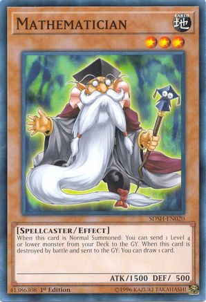 Mathematician (SDSH-EN020) - Structure Deck: Shaddoll Showdown 1st Edition - Premium Yugioh Single from Konami - Just $0.25! Shop now at Game Crave Tournament Store