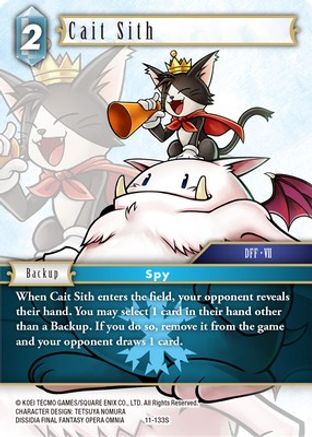 Cait Sith (OPUS XI) Foil - Premium Final Fantasy Single from Opus XI - Just $1.64! Shop now at Game Crave Tournament Store