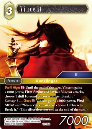 Vincent (OPUS XI) - Premium Final Fantasy Single from Opus XI - Just $0.42! Shop now at Game Crave Tournament Store