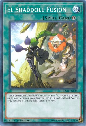 El Shaddoll Fusion (SDSH-EN024) - Structure Deck: Shaddoll Showdown 1st Edition - Premium Yugioh Single from Konami - Just $0.25! Shop now at Game Crave Tournament Store