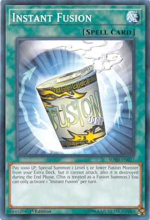 Instant Fusion (SDSH-EN027) - Structure Deck: Shaddoll Showdown 1st Edition - Premium Yugioh Single from Konami - Just $0.72! Shop now at Game Crave Tournament Store