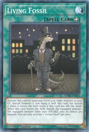 Living Fossil (SDSH-EN030) - Structure Deck: Shaddoll Showdown Unlimited - Premium Yugioh Single from Konami - Just $0.58! Shop now at Game Crave Tournament Store