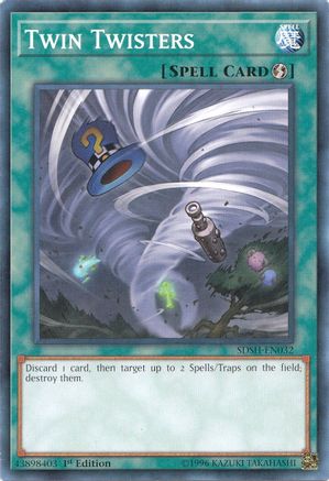 Twin Twisters (SDSH-EN032) - Structure Deck: Shaddoll Showdown 1st Edition - Premium Yugioh Single from Konami - Just $0.25! Shop now at Game Crave Tournament Store