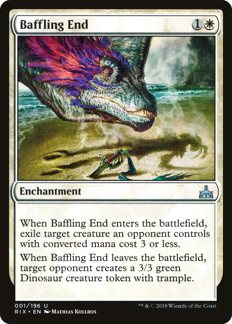 Baffling End (RIX-001) - Rivals of Ixalan Foil - Premium MTG Single from Wizards of the Coast - Just $0.23! Shop now at Game Crave Tournament Store