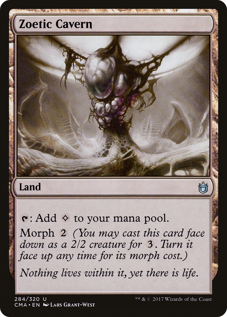 Zoetic Cavern (CMA-284) - Commander Anthology - Premium MTG Single from Wizards of the Coast - Just $0.25! Shop now at Game Crave Tournament Store