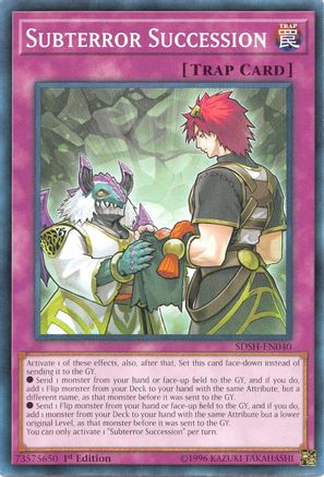 Subterror Succession (SDSH-EN040) - Structure Deck: Shaddoll Showdown 1st Edition - Premium Yugioh Single from Konami - Just $0.25! Shop now at Game Crave Tournament Store